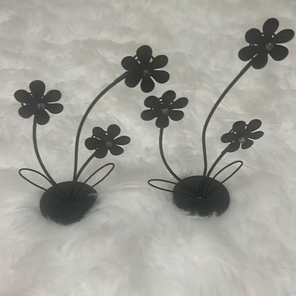 Brown photo stands